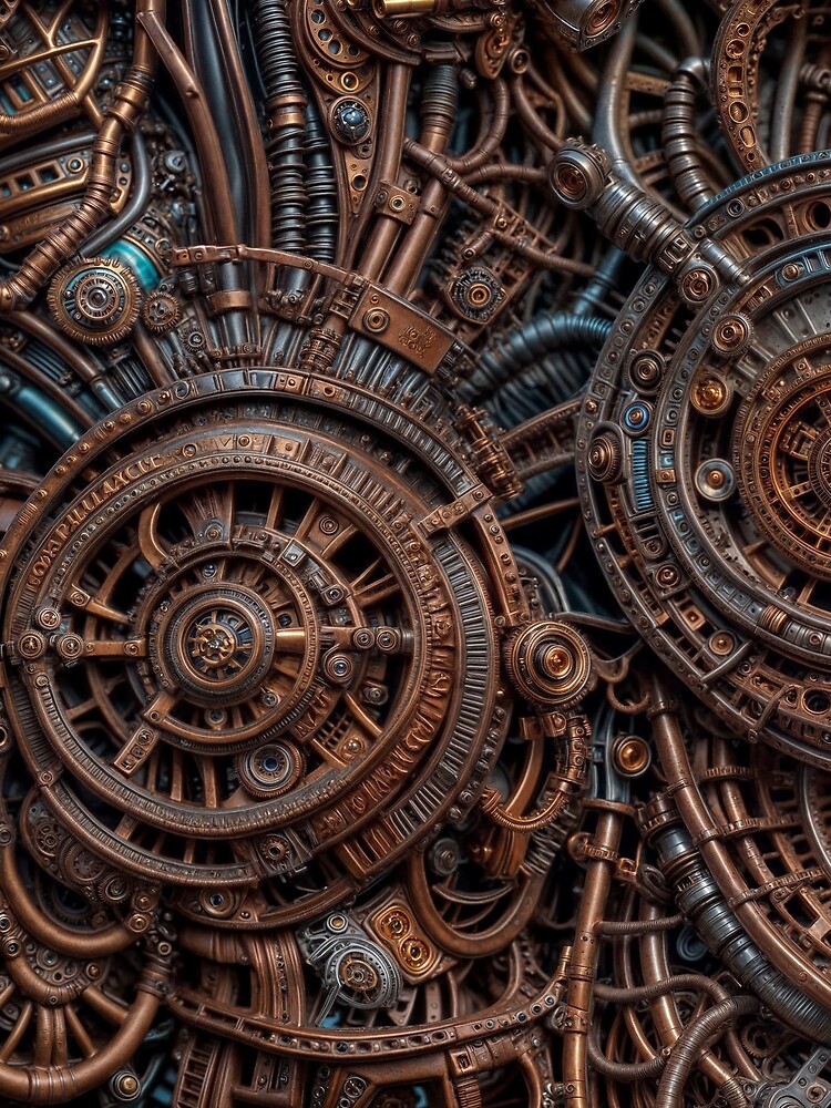 Aperçu 3 sur 3. Sac à cordon avec l'œuvre Steampunk 11 créée et vendue par oduchossoir.
