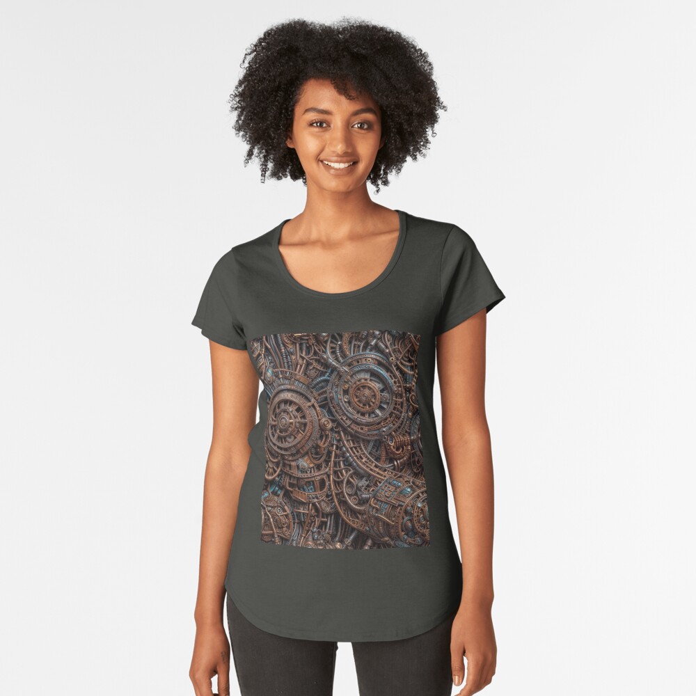 Aperçu de l'œuvre T-shirt premium échancré créée et vendue par oduchossoir.