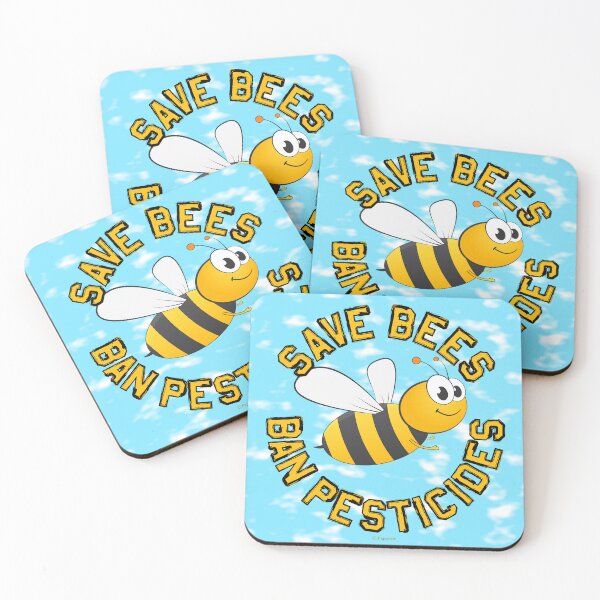 Item preview, SAVE BEES BAN PESTICIDES designed and sold by Paparaw.