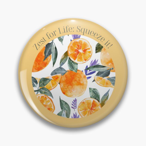 Aperçu de l'œuvre Joie de vivre : pressez-la ! Conception aquarelle d'oranges créée et vendue par adriaquart.