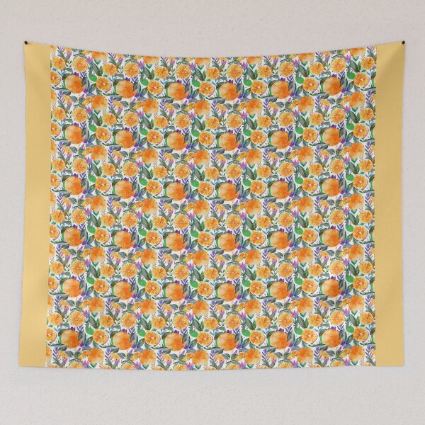 Item preview, Zest for Life: Squeeze it! Oranges Watercolor Design designed and sold by adriaquart.