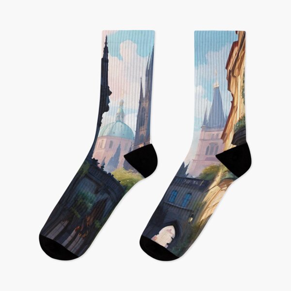 Item preview, Prague Skyline: Towers, Bridges, and History designed and sold by GrizzlyCollective.