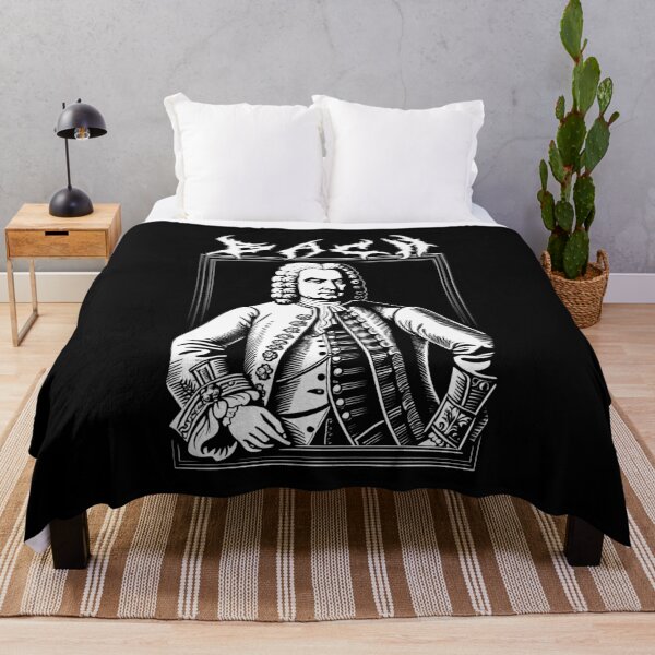 Item preview, Johann Sebastian Bach Black Metal Design designed and sold by DreamCraze.