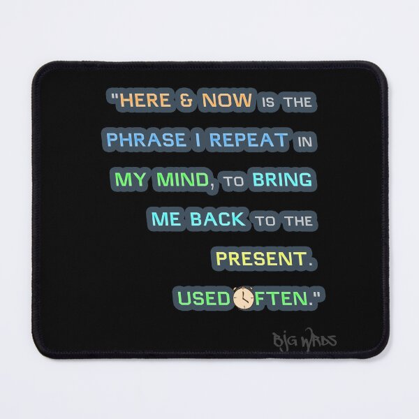 Item preview, "HERE..." Quote 05/06/2024 designed and sold by BJGWRDS.