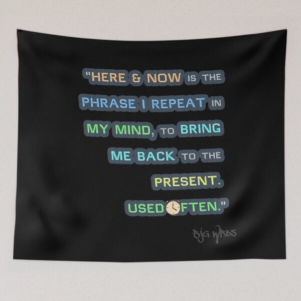 Item preview, "HERE..." Quote 05/06/2024 designed and sold by BJGWRDS.