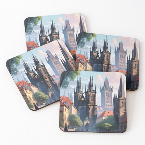 Item preview, Glorious Spires of Prague: Sunset Splendor designed and sold by GrizzlyCollective.