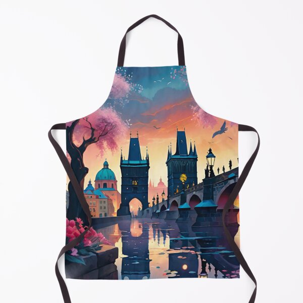Item preview, Floral Splendor: Charles Bridge Over the River designed and sold by GrizzlyCollective.