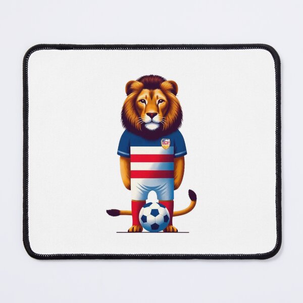 Aperçu de l'œuvre T-shirt lion de football des États-Unis créée et vendue par maypp.