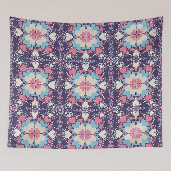 Item preview, hearty flower pattern love designed and sold by 3eyed.