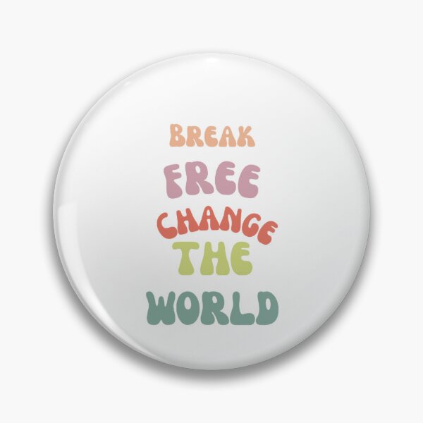 Item preview, "Break Free, Change the World T-Shirt | Inspirational Graphic Tee" designed and sold by NorthStar-Shop.