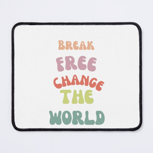 Item preview, "Break Free, Change the World T-Shirt | Inspirational Graphic Tee" designed and sold by NorthStar-Shop.