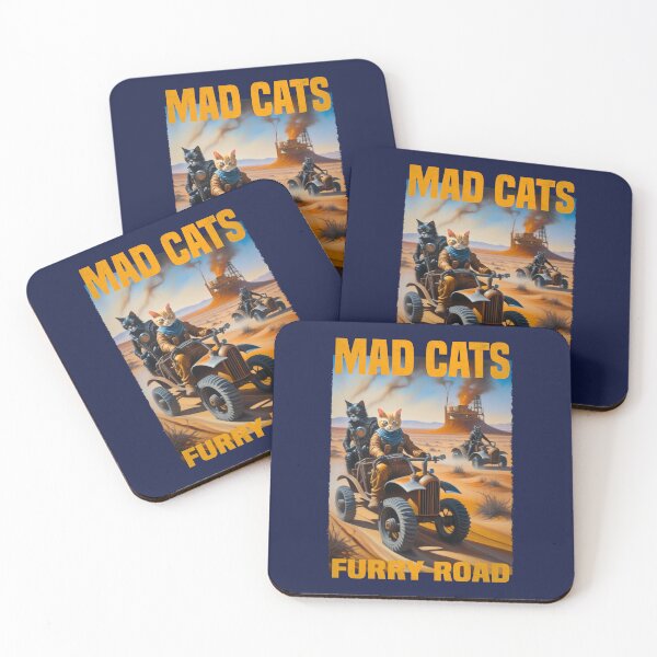 Item preview, Mad Cats: Furry Road designed and sold by DreamCraze.