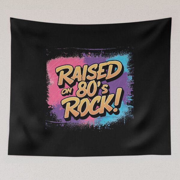 Item preview, Faded 1980s Rock Roll For Eighties Rockers Band designed and sold by FurRealStudioCo.