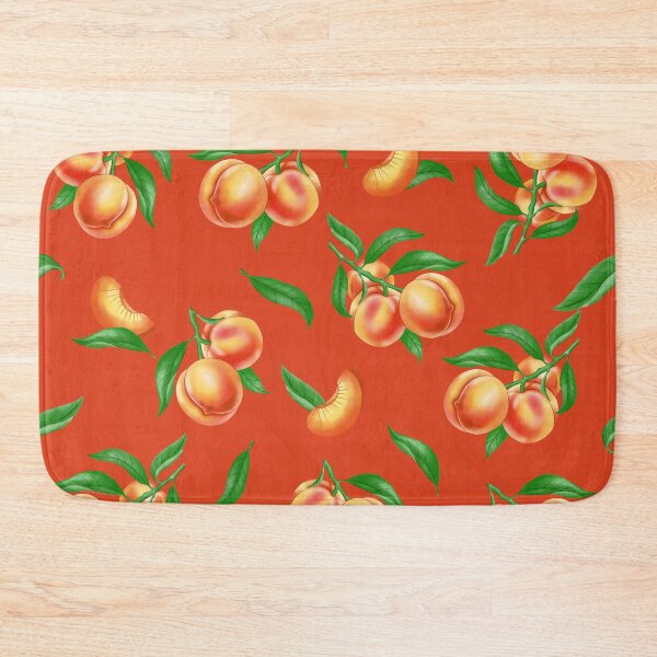 Item preview, Peaches Orange Pattern designed and sold by thanhmaiids96.