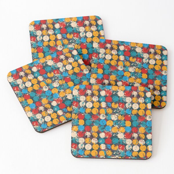 Item preview, Blotched rounds designed and sold by MidArtForge.