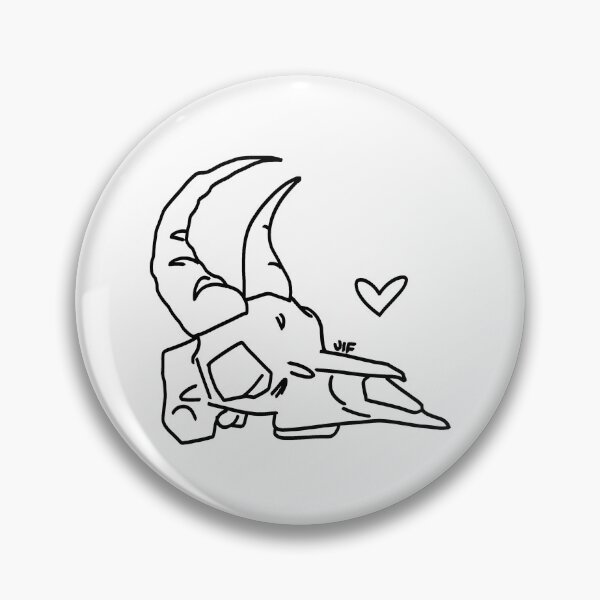 Item preview, #074 Gazelle Skull - Outline - Black on White designed and sold by Jasmine Froley.