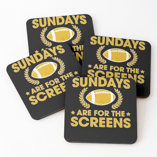 Item preview, Funny Sundays are for the Screens Fantasy Football designed and sold by elderberry.