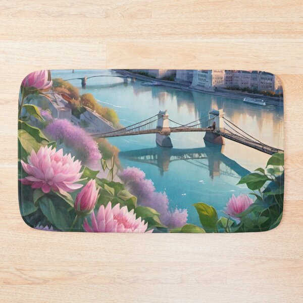 Item preview, Budapest’s Danube Vista: Iconic Waterway & Landmark designed and sold by GrizzlyCollective.