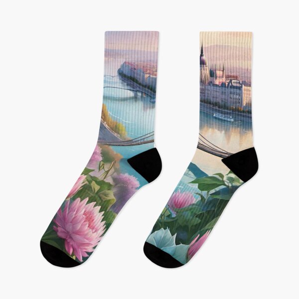 Item preview, Budapest’s Danube Vista: Iconic Waterway & Landmark designed and sold by GrizzlyCollective.