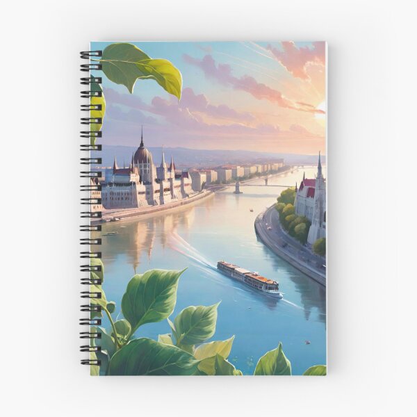 Item preview, Sunset Serenity: el resplandor del Danubio en Budapest designed and sold by GrizzlyCollective.