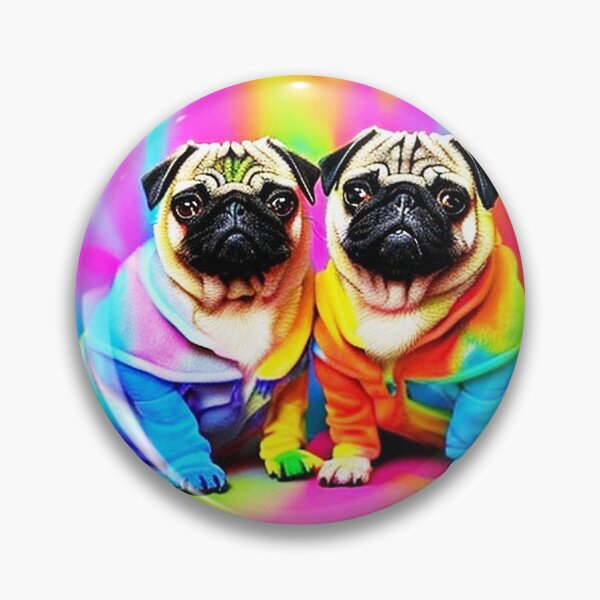 Item preview, Rainbow Pug designed and sold by ChloeAnnandCo.