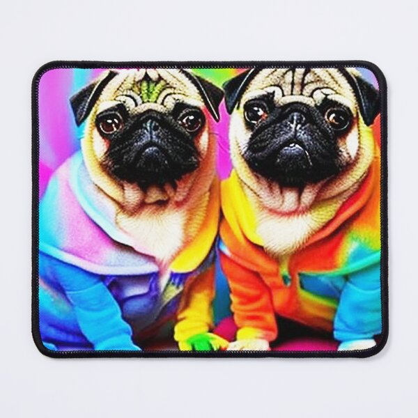 Item preview, Rainbow Pug designed and sold by ChloeAnnandCo.