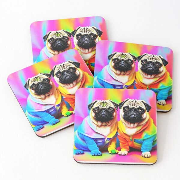 Item preview, Rainbow Pug designed and sold by ChloeAnnandCo.