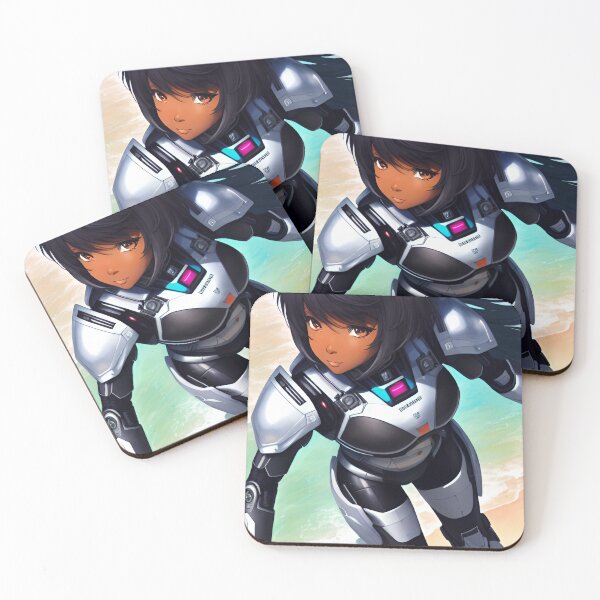Item preview, Silver Summer Echoes | Black Anime Girl designed and sold by blackanimemecca.