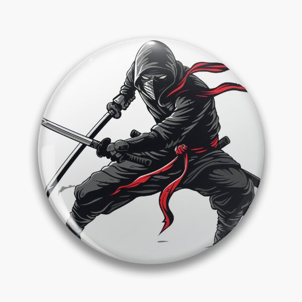 Item preview, ninja with two swords designed and sold by javierparra.