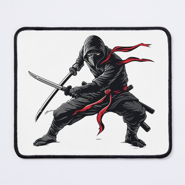 Item preview, ninja with two swords designed and sold by javierparra.