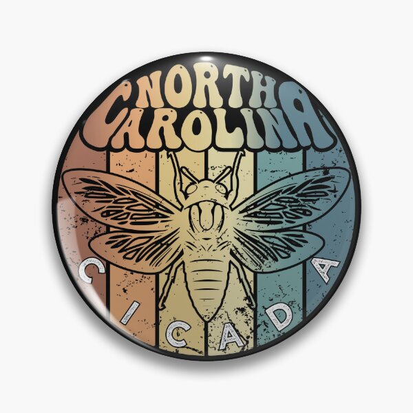 Item preview, Retro North Carolina 2024 Cicada Summer Swarm, Vintage  Cicada designed and sold by ArtByKatti.