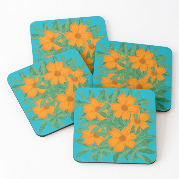 Item preview, Orange floral designed and sold by AmberAzbell.