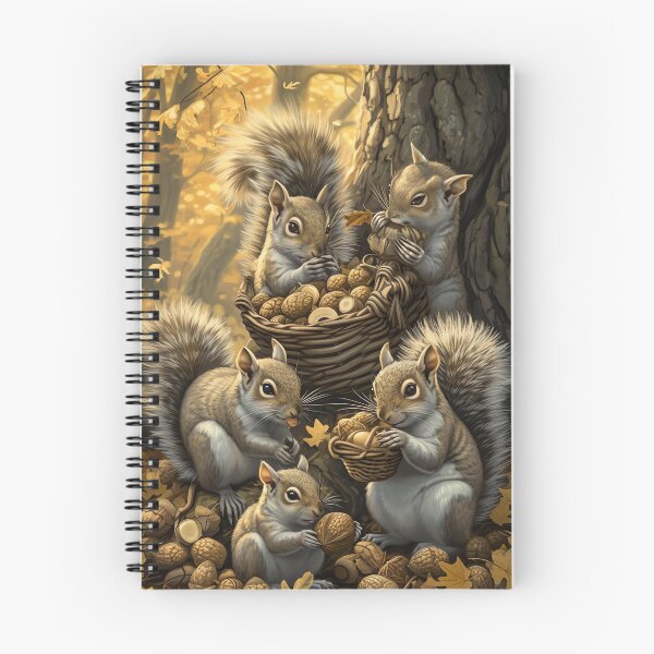 Item preview, Nutty Squirrel Harvest designed and sold by cute-animals99.