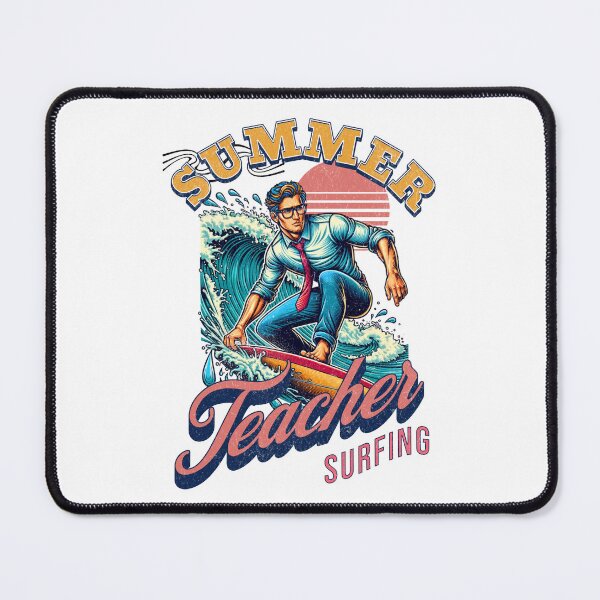 Item preview, Summer, Teacher Surfing, teacher appreciation designed and sold by TaiyoDigital36.