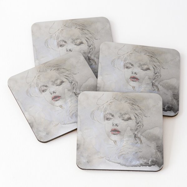 Item preview, Modern Artwork, Portrait of a woman painted by a contemporary artist designed and sold by MagdaKlosArt.