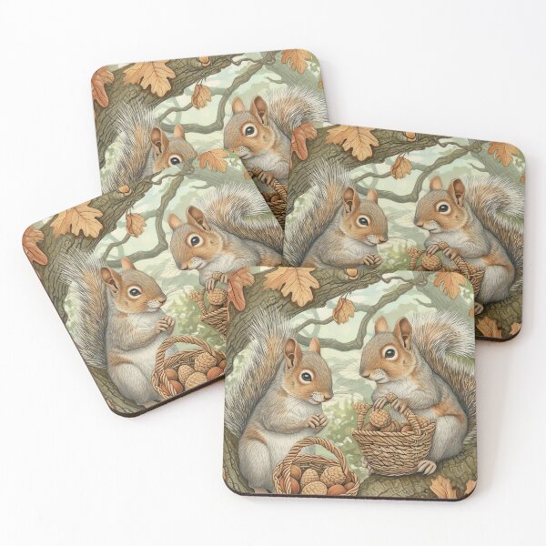 Item preview, Squirrel Nut Harvest designed and sold by cute-animals99.