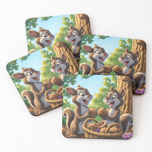 Item preview, Squirrel Harvest Fiesta designed and sold by cute-animals99.
