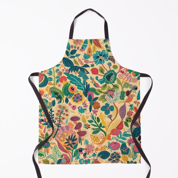 Item preview, A lively burst of nature pattern designed and sold by Haji  Kamora.