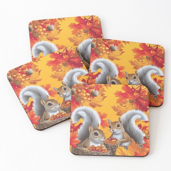 Item preview, Nutty Squirrel Harvest designed and sold by cute-animals99.