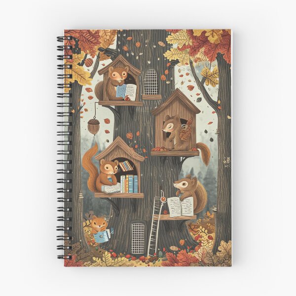 Item preview, Autumn Forest School designed and sold by cute-animals99.
