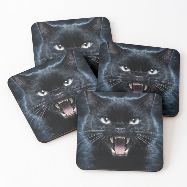 Item preview, A Black Cat Roaring in the Darkness designed and sold by Sherry-Osama.