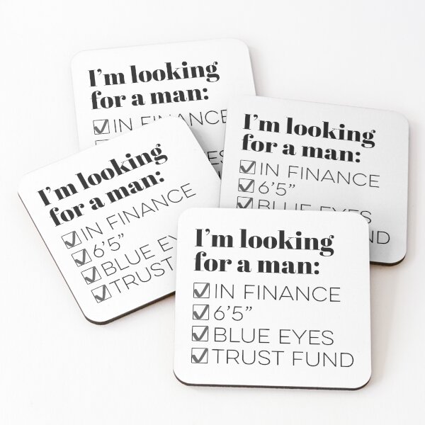 Item preview, I'm looking for a man in finance Tiktok song designed and sold by doodle189.