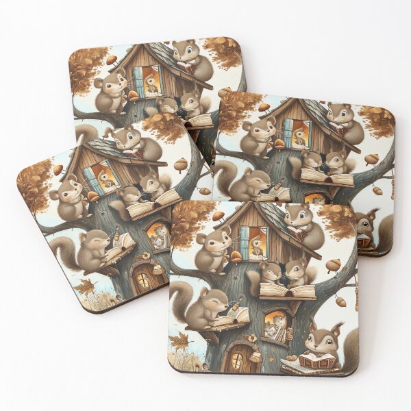Item preview, Whimsical Forest Friends designed and sold by cute-animals99.