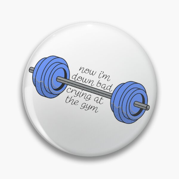 Item preview, now im down bad crying at the gym designed and sold by izzies-designs.