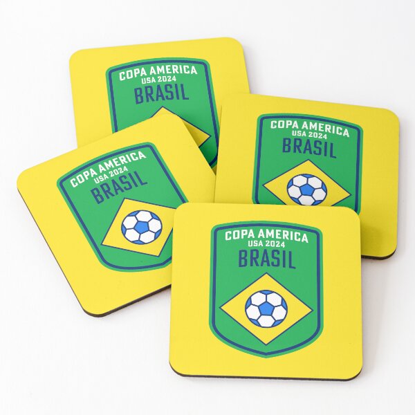 Item preview, Shield of the Brazilian National Team for the Copa America 2024 designed and sold by Polux Design.