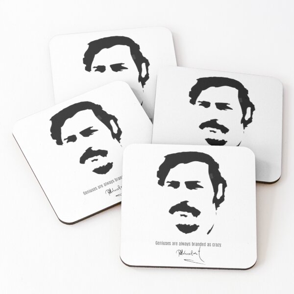 Item preview, Geniuses Are Always Branded As Crazy Pablo Escobar designed and sold by Flirt-Teez.