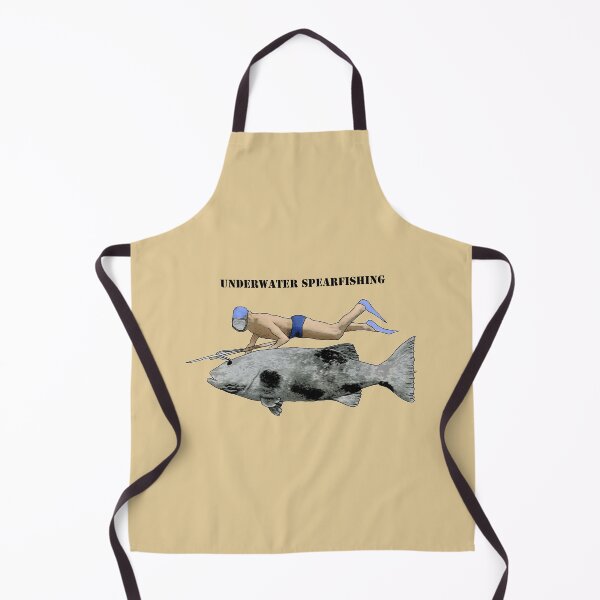 Item preview, Vintage Freediving Spearfishing Diver with a Fish URM designed and sold by urmaddad.
