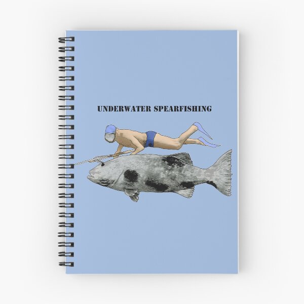 Item preview, Vintage Freediving Spearfishing Diver with a Fish URM designed and sold by urmaddad.