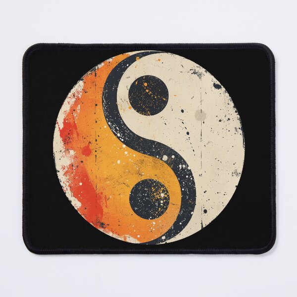 Item preview, Screen print style Yin Yang designed and sold by Vkinsify.