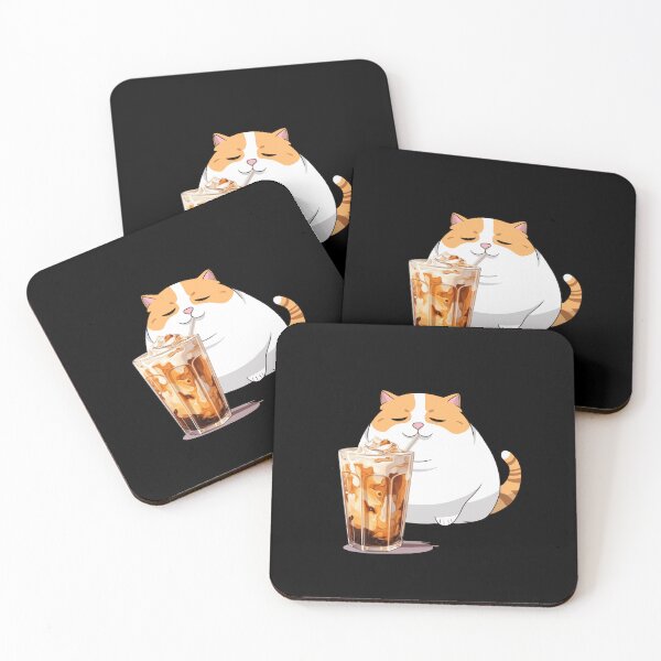 Item preview,  Cat drinking coffee designed and sold by ArtZone1987.